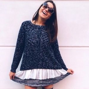 LF Katsumi Oversized Ruffle Sweater